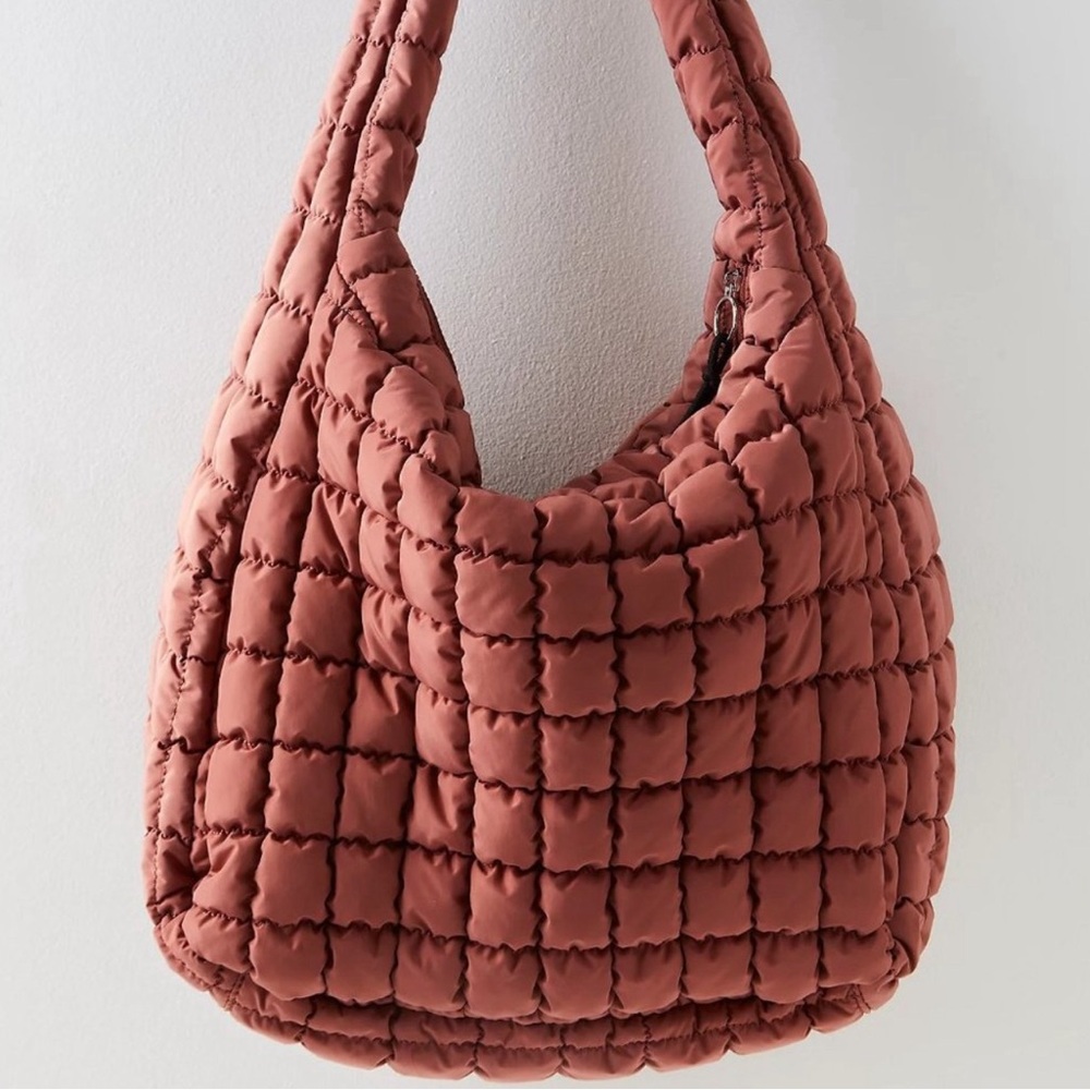 Free People FT Movement Quilted Carryall - Dusty Rose